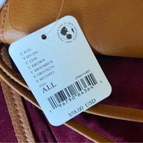 Free People Distressed Vegan Wallet Clutch Wristlet NWT - Picture 3 of 5